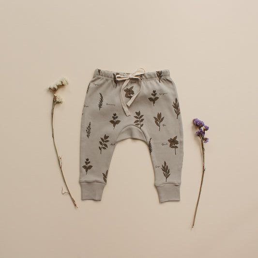 Cotton Pants - Garden Herb